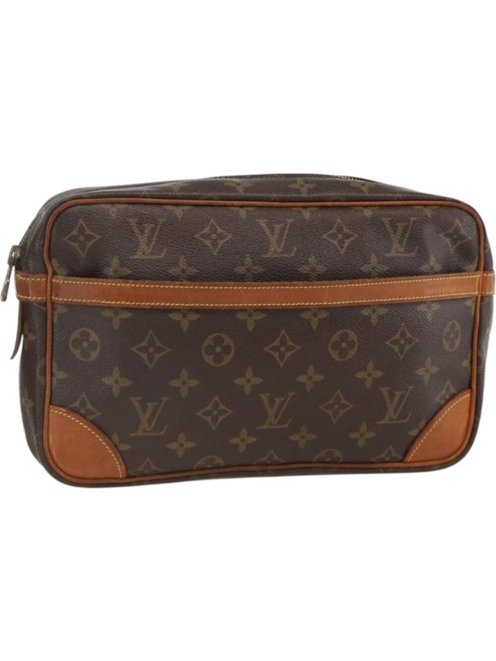 LOUIS VUITTON Monogram Compiegne 28 Clutch Bag M51845